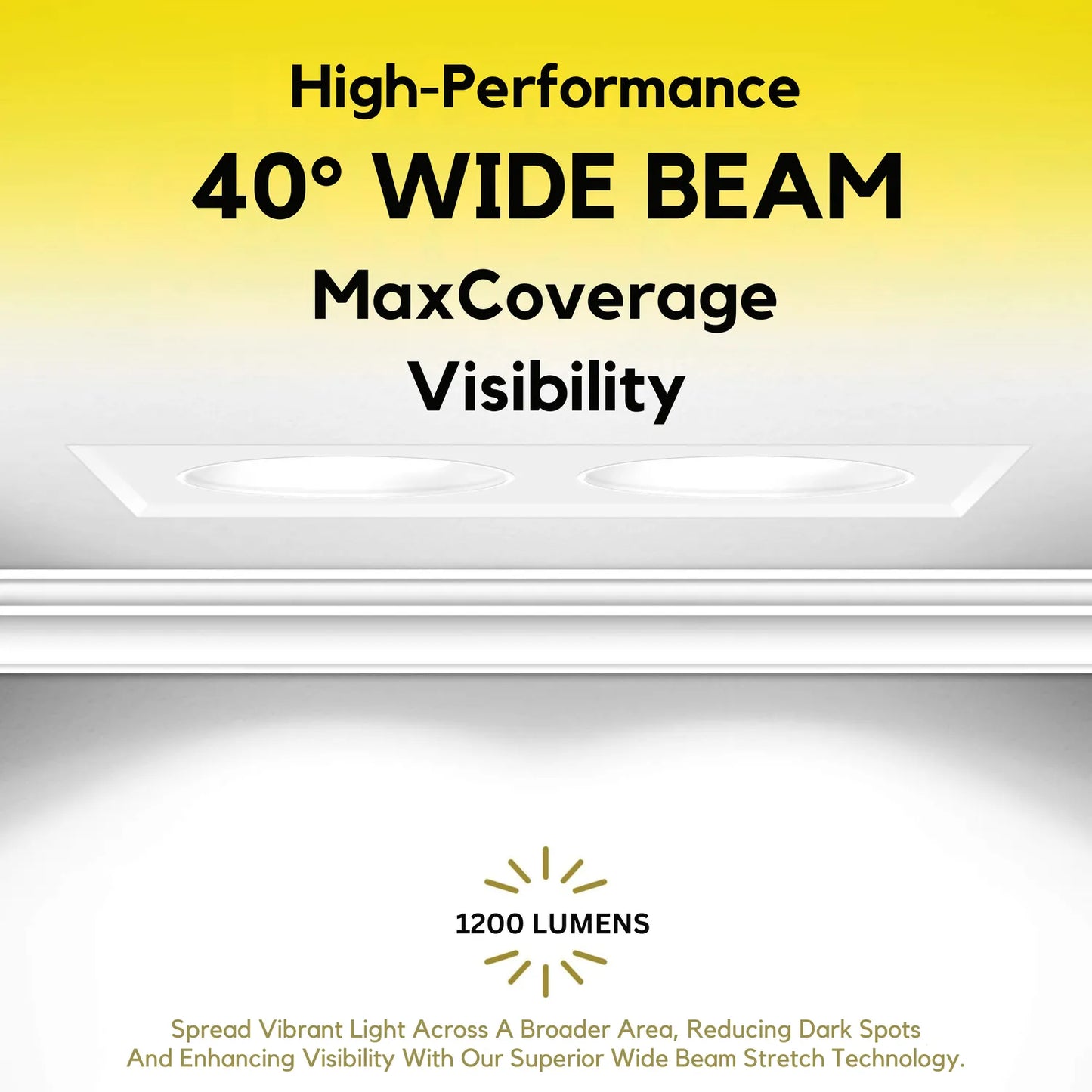 P-7373 1.5 Inch Trimless 2 Head Square White 14W, 1200 Lumens, 5CCT Recessed Light