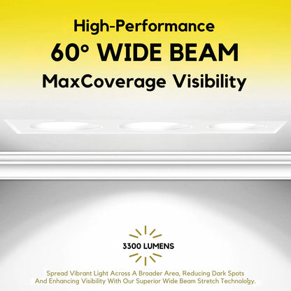 P-7361 1.5 Inch Trimless Ultra-Narrow 3 Head Black HO, 45W, 3300 Lumens, 5CCT Recessed Light
