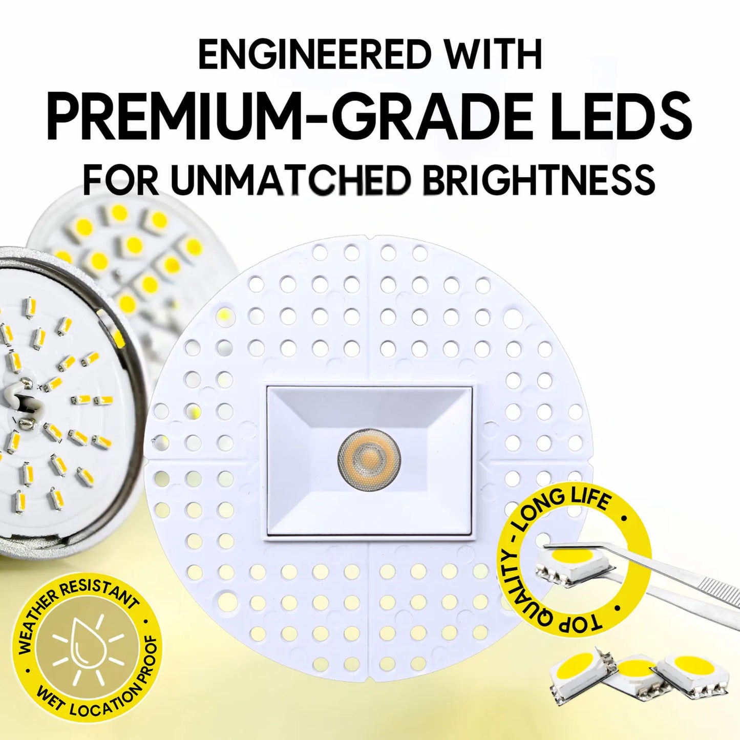 P-7355 1.5 Inch Trimless Ultra-Narrow Single Head White HO, 15W, 1100 Lumens, 5CCT Recessed Light