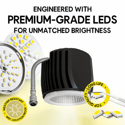 P-7228 5 Inch Light Engine 23-50W, 2200-5000 Lumens, 5CCT Recessed Light