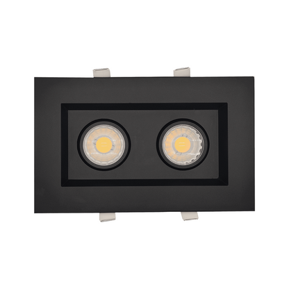 P-5124 3 Inch 2 Head Multiple Black 15W 1200 Lumens 5CCT Gimbal Light