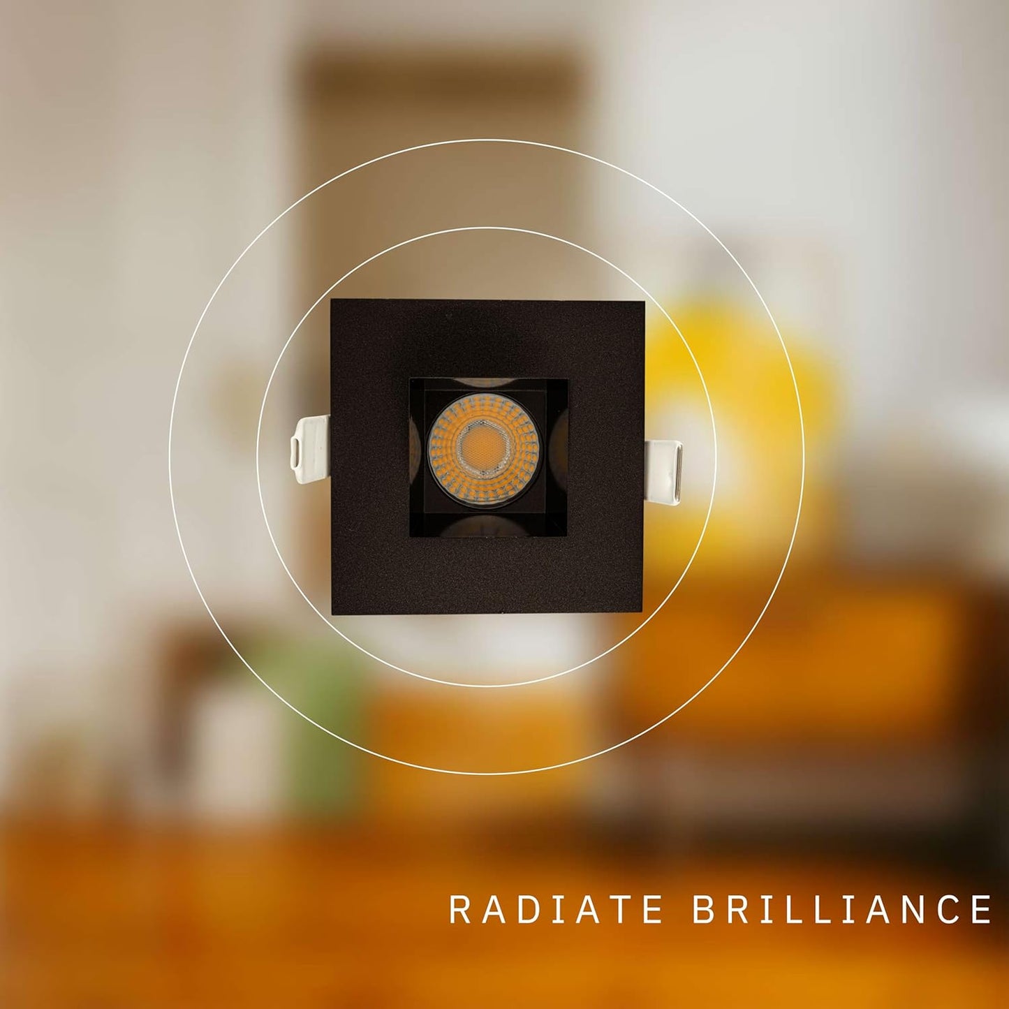 P-6155 2 Inch Bronze Square 20W 1700/1200 Lumens 5CCT Recessed Light