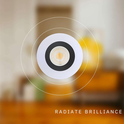 P-6447 4 Inch Round Two-Tone, 15 Watts, 1550 Lumens 5CCT Recessed Light