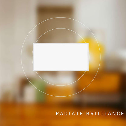 P-6627 1x2 LED Surface Mount Panel Light, 18 Watts, 2100 Lumens 5CCT