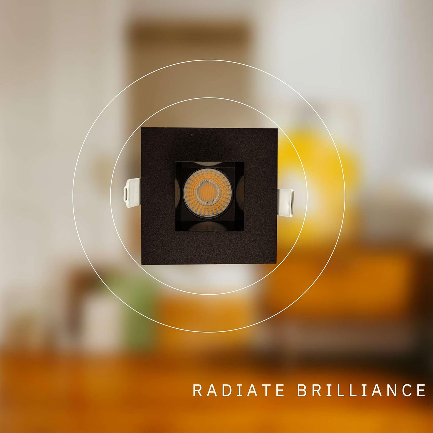 P-5035 2 Inch Square Bronze 14/20W 1200/1700 Lumens 5CCT Recessed Light