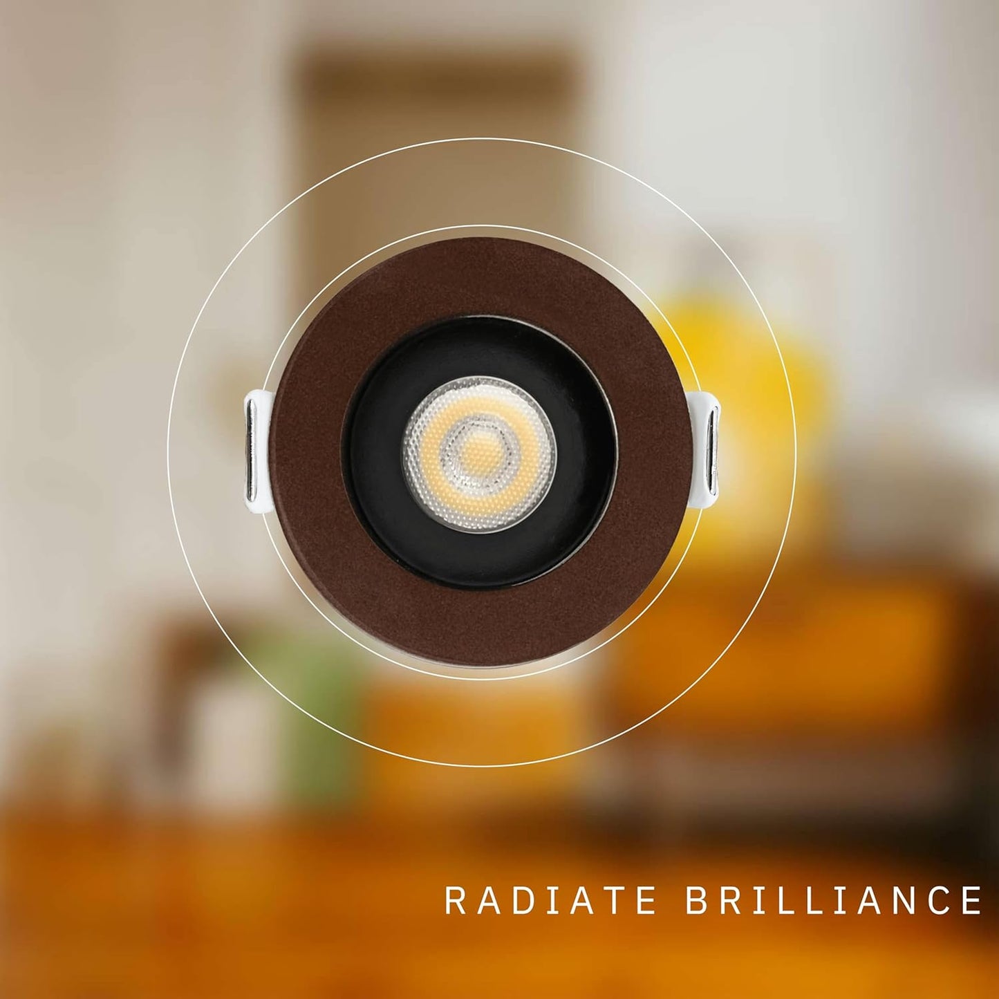 P-6339 1.5 Inch Round Bronze Smooth 7W 600 Lumens 5CCT Recessed Light