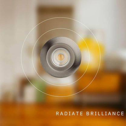 P-5919 4 Inch Round Brushed Nickel 23W 1800 Lumens 5CCT Recessed Light