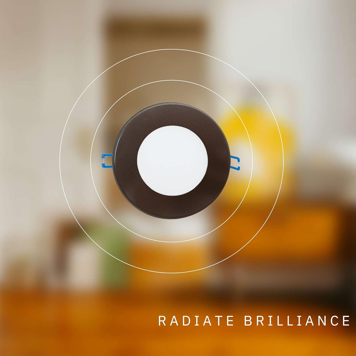 P-5873 3 Inch Round Bronze 8W 500 Lumens 5CCT Slim Ultra-Thin Light