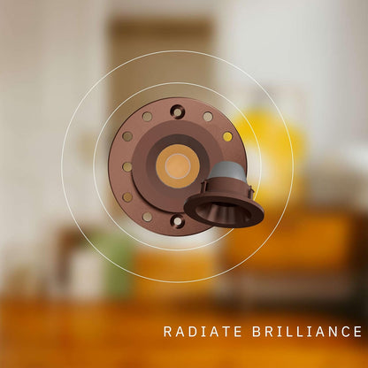 P-6572 1 Inch Round, Bronze Finish 15 Watts, 1200 Lumens 5CCT Recessed Light