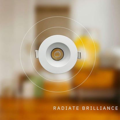 P-5026 2 Inch Round White 14/20W 1200/1700 Lumens 5CCT Recessed Light