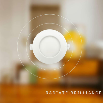P-6190 3 Inch Round White 8W 600 Lumens 5CCT Slim Light