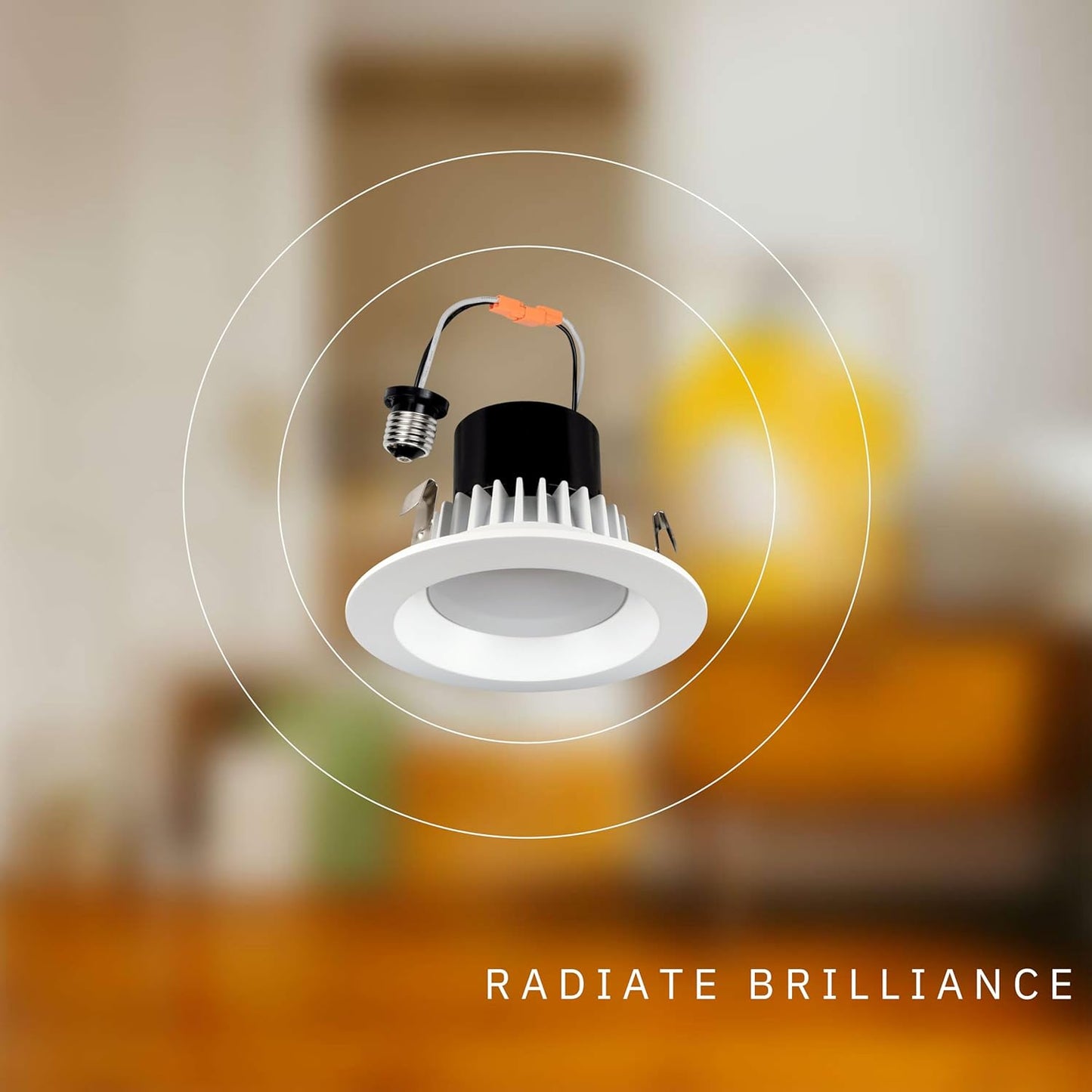 P-5722 4 Inch Retrofit Round White 14W 1100 Lumens 5CCT Recessed Light