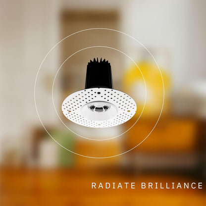 P-5934 3.5-inch Trimless Round 18W 1600 Lumens 5CCT Recessed Light