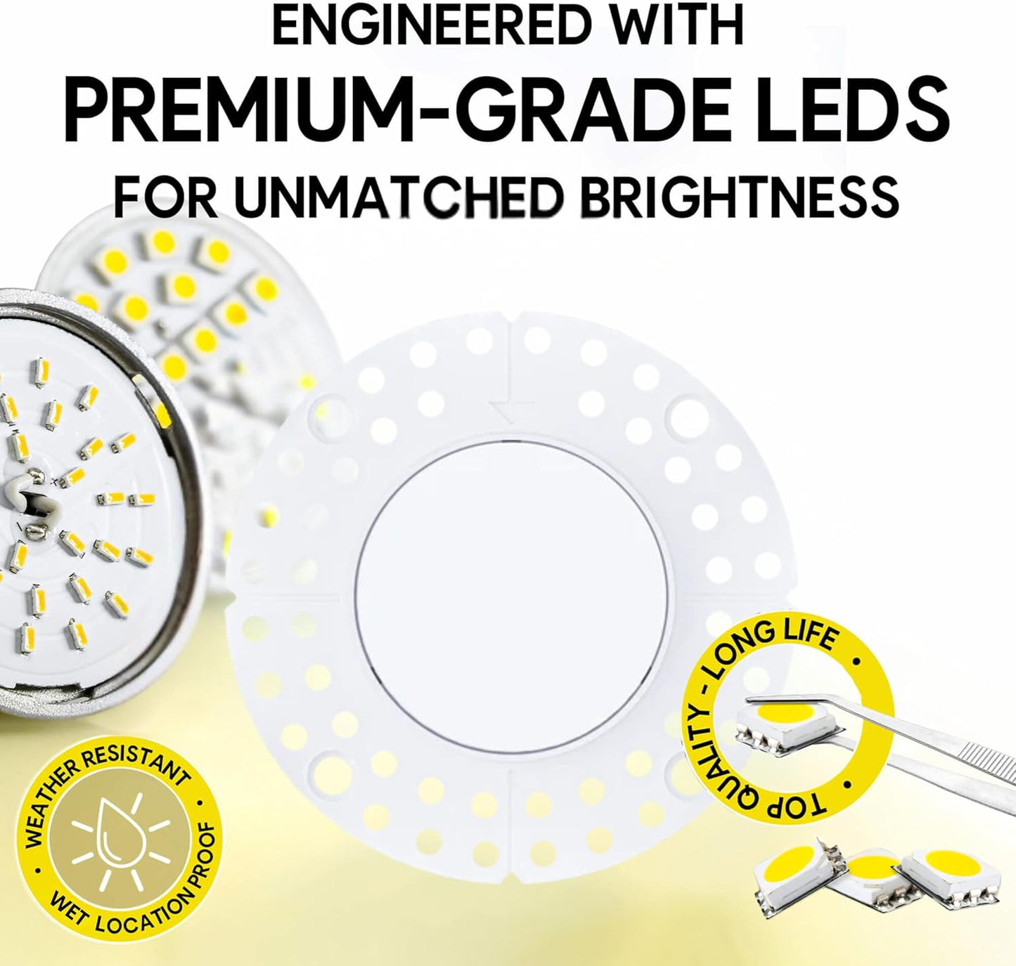 P-7511 2 Inch Trimless Flushed Slim Round White, 8-12 Watts, 550-825 Lumens, 5CCT Recessed Light