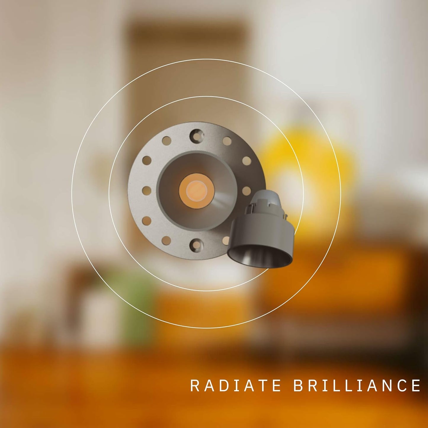 P-6583 1 Inch Round Drop, Nickel Finish 15 Watts, 1200 Lumens 5CCT Recessed Light