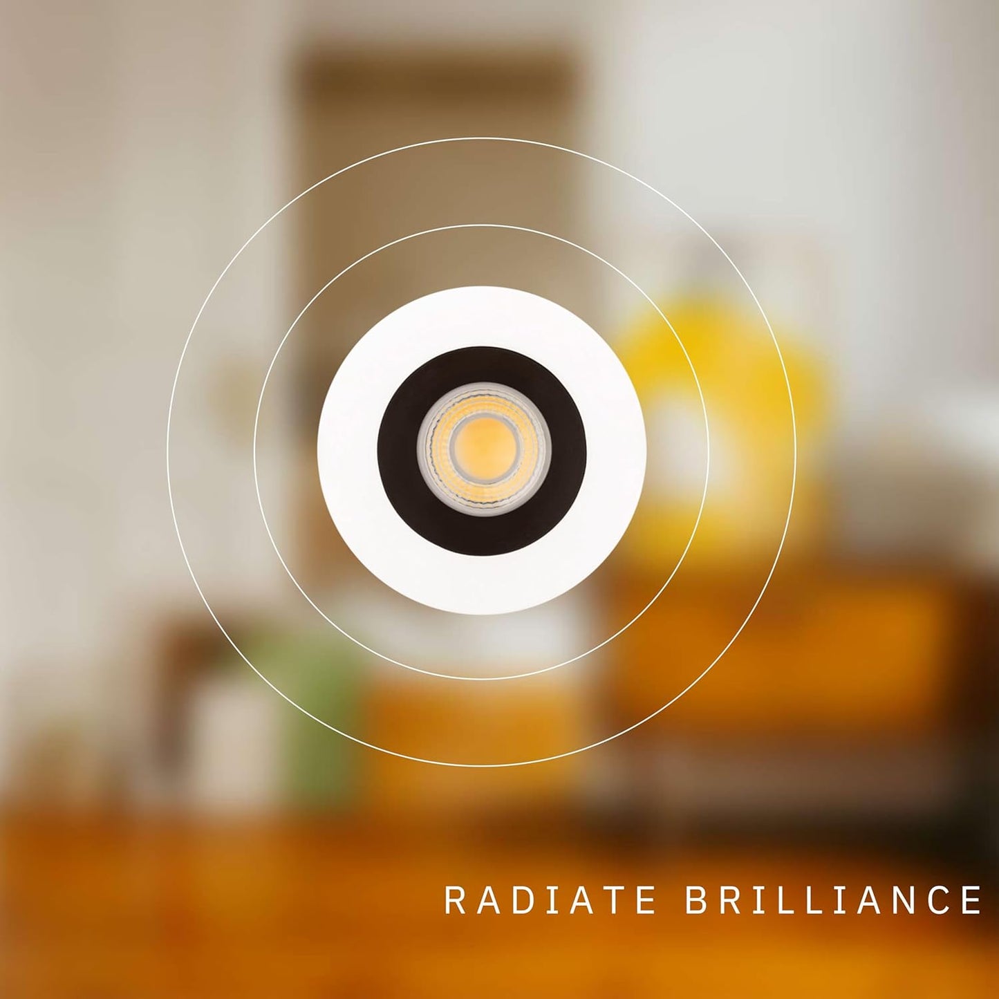 P-6025 3 Inch Two-Tone Round 24W 1800 Lumens 5CCT Recessed Light