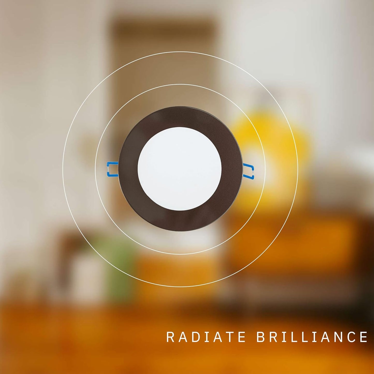 P-5883 5 Inch Round Bronze 14W 1050 Lumens 5CCT Slim Ultra-Thin Light