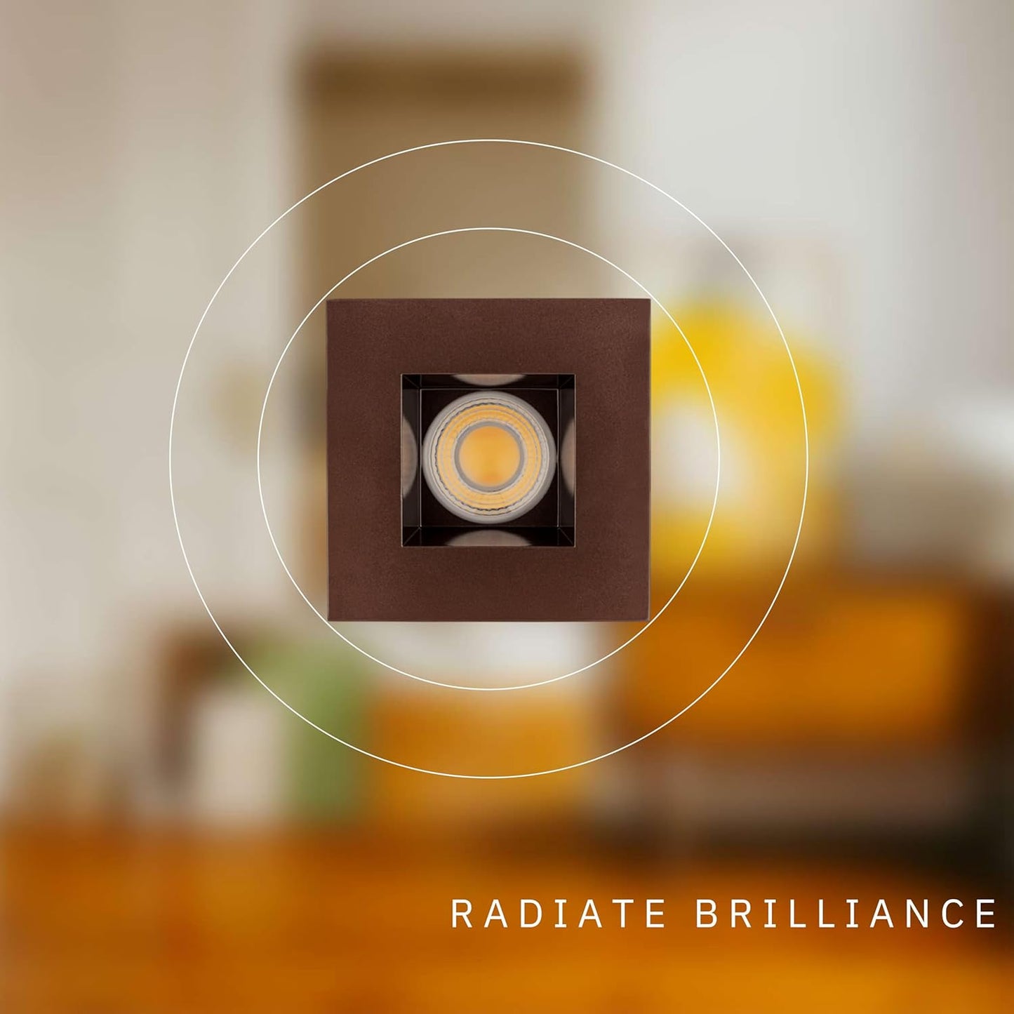 P-6028 3 Inch Bronze Square 24W 1800 Lumens 5CCT Recessed Light