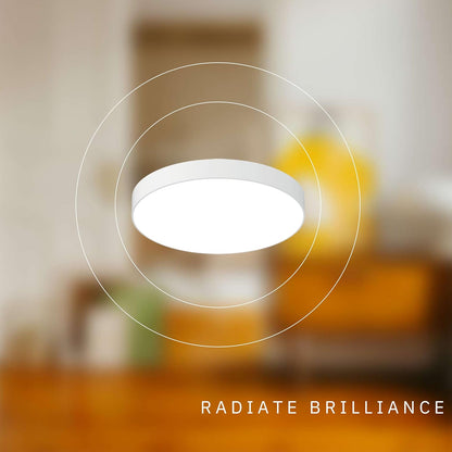 P-5720 11 InchEdgeless Round White 20W 2000 Lumen 5CCT Surface Mount Disk Light
