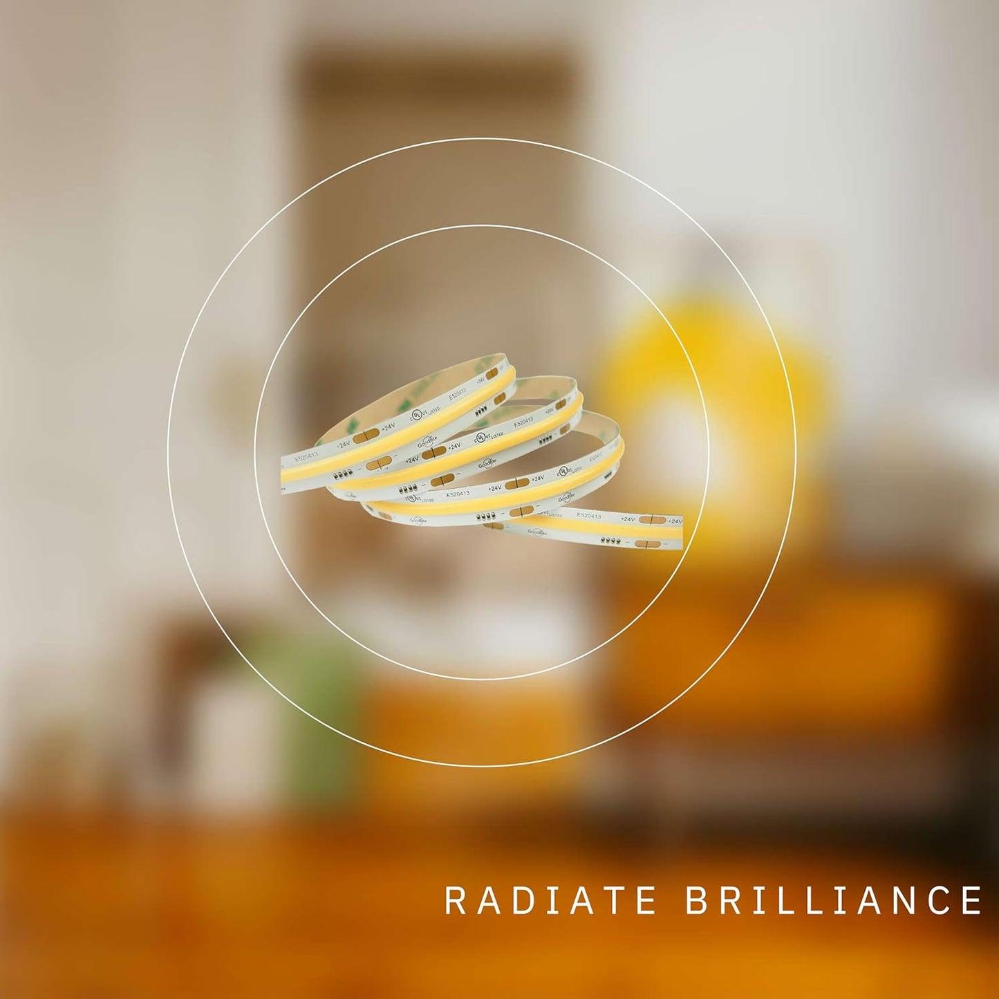P-5039 COB LED 90W 1700M Lumens Soft White 2700k Tape Light