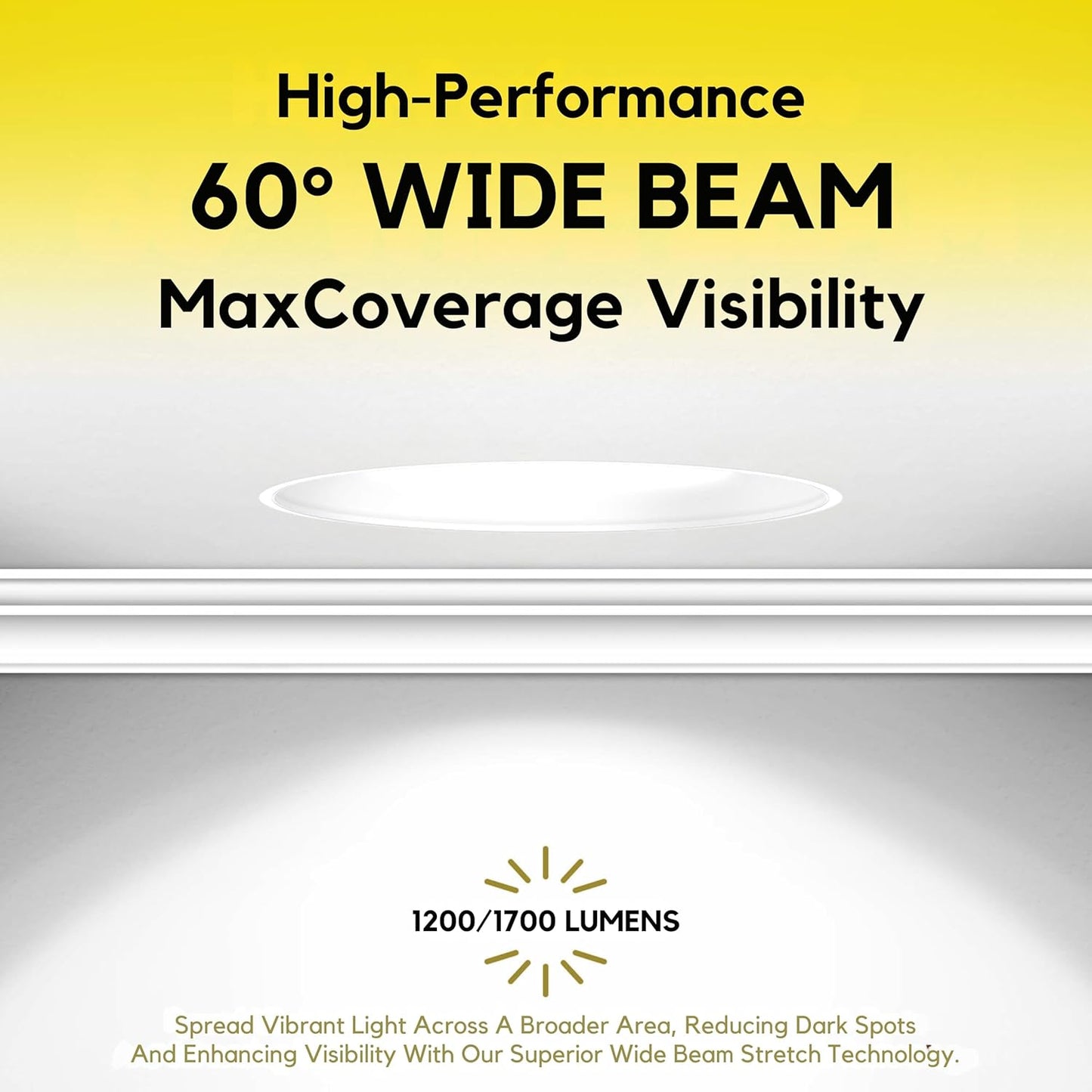 P-7408 2 inch Trimless Single Head Square White HO, 14/20W, 1200/1700 Lumens, 5CCT Recessed Light
