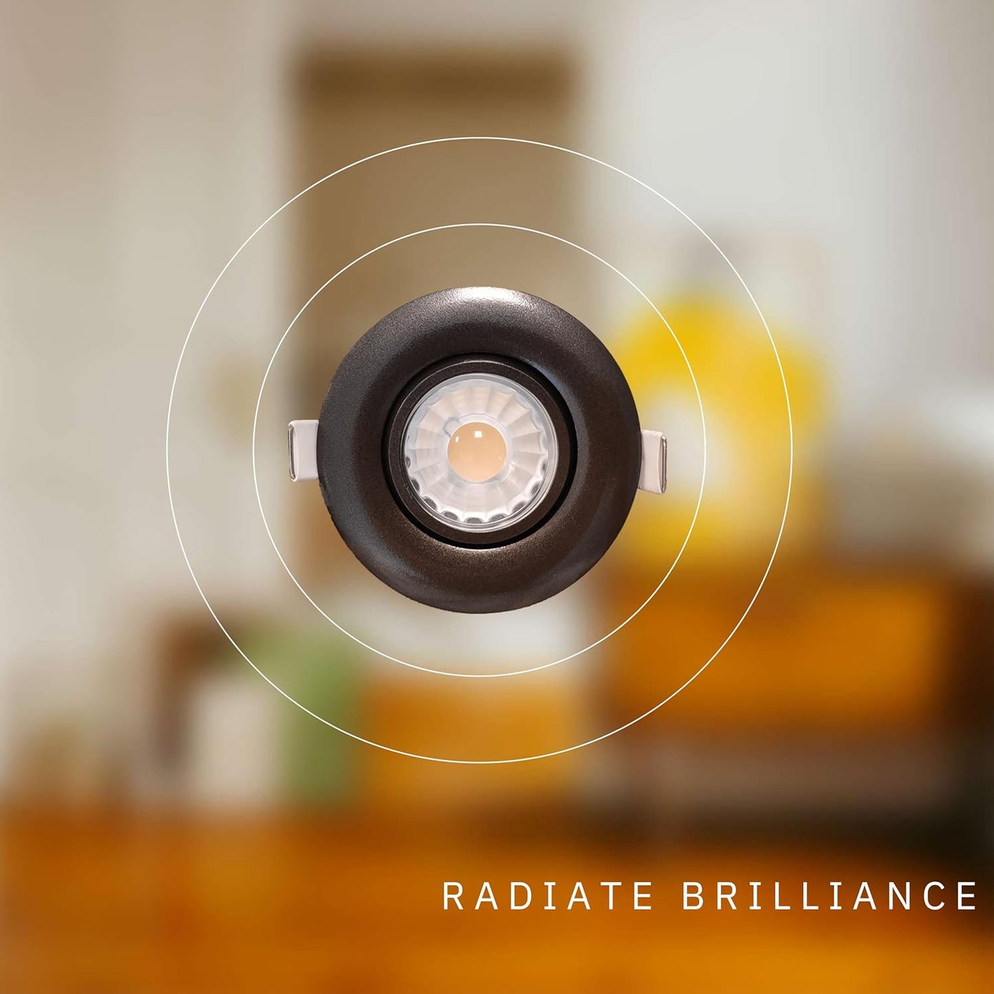 P-5103 3 Inch Round Bronze 8W 650 Lumens 5CCT Gimbal Light