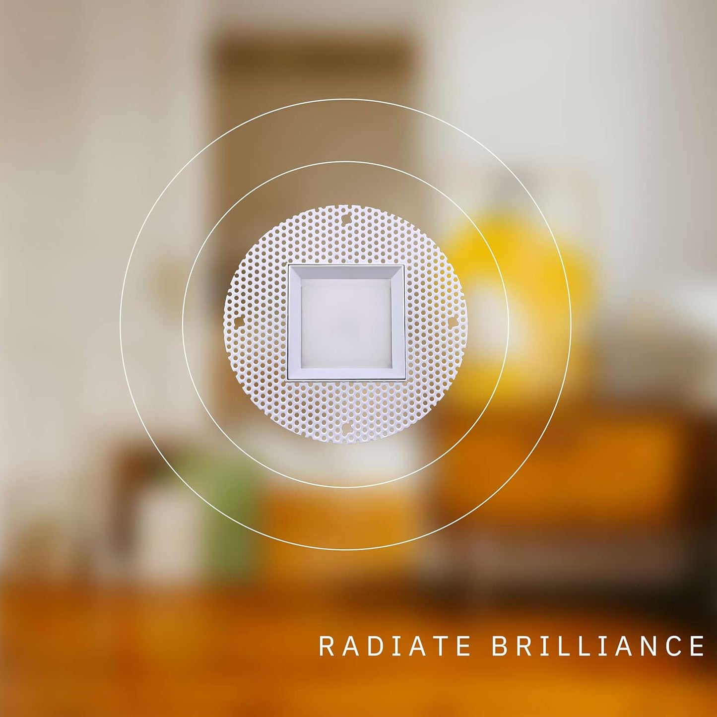 P-5992 4 Inch Trimless Square White 15W 1300 Lumens 5CCT Slim Light