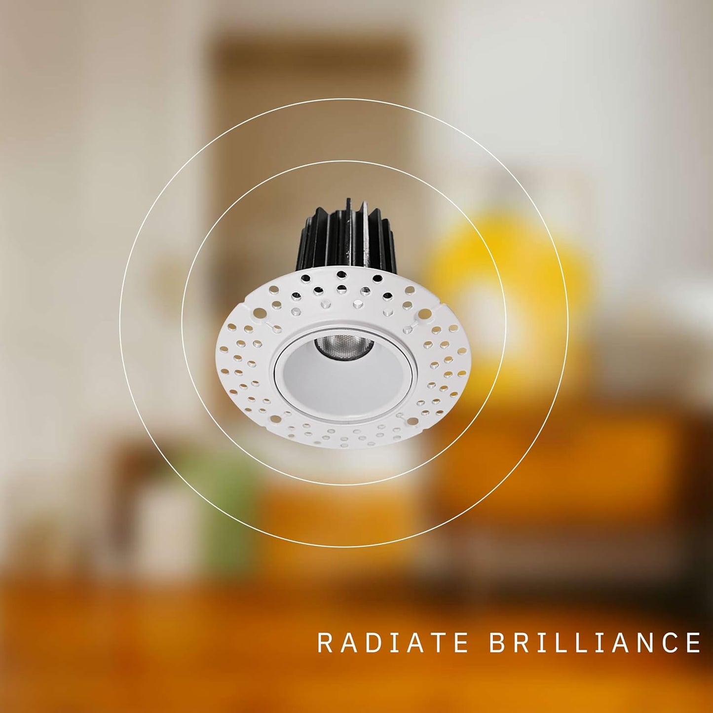 P-5441 1.5 Inch Trimless Round White 7W 500 Lumens 5CCT Recessed Light