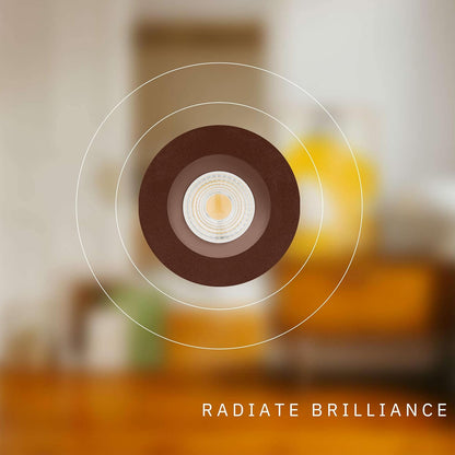P-6448 4 Inch Round, Bronze Finish 15 Watts, 1550 Lumens 5CCT Recessed Light