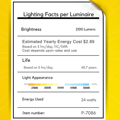 P-7086 3 Inch Millwork Trimless Round Bronze HO 24W, 2100 Lumens 5CCT Recessed Light Non-IC