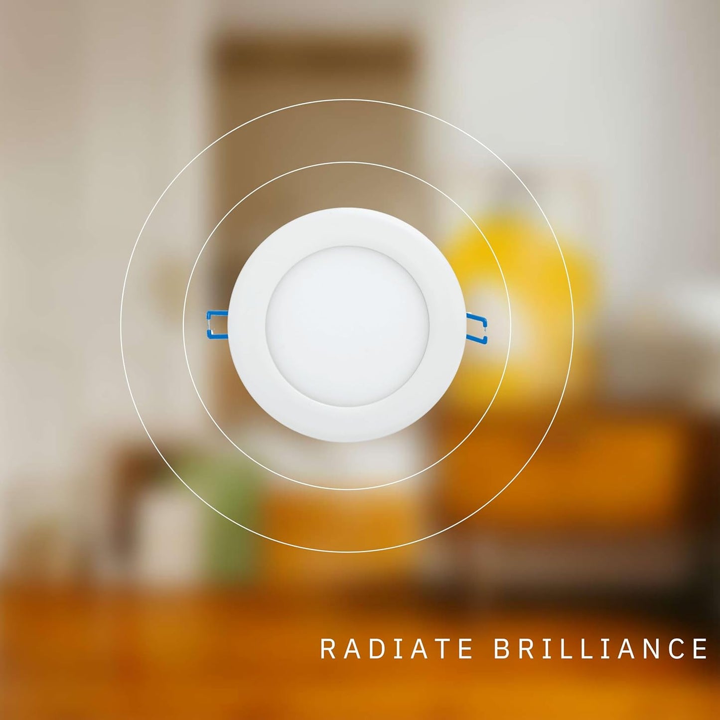 P-5870 2 Inch Round White 5W 300 Lumens 5CCT Slim Ultra-Thin Light