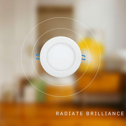 P-5870 2 Inch Round White 5W 300 Lumens 5CCT Slim Ultra-Thin Light