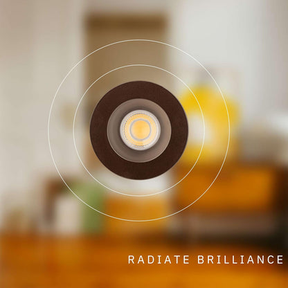 P-5999 3 Inch Bronze Round 9W 850 Lumens 5CCT Recessed Light