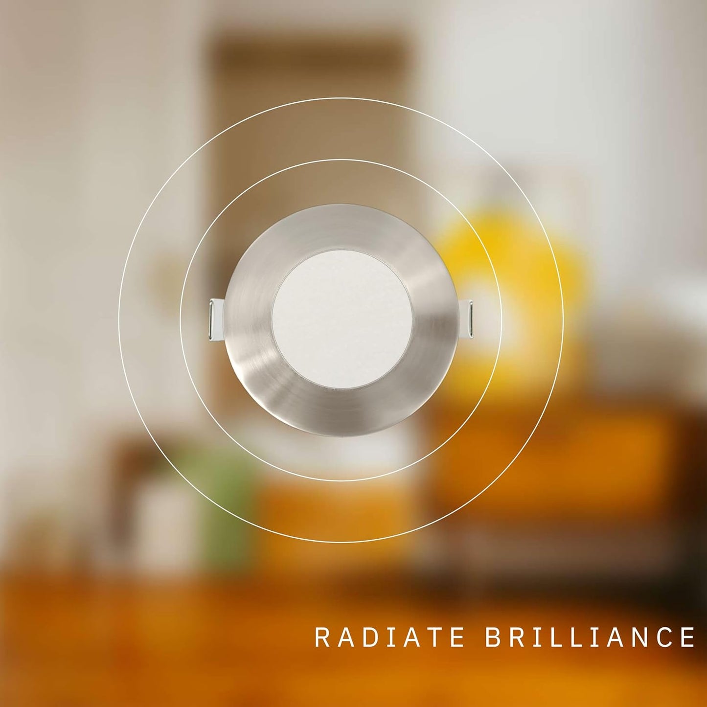 P-6203 4 Inch Round Brushed Nickel 12W 925 Lumens 5CCT Slim Light
