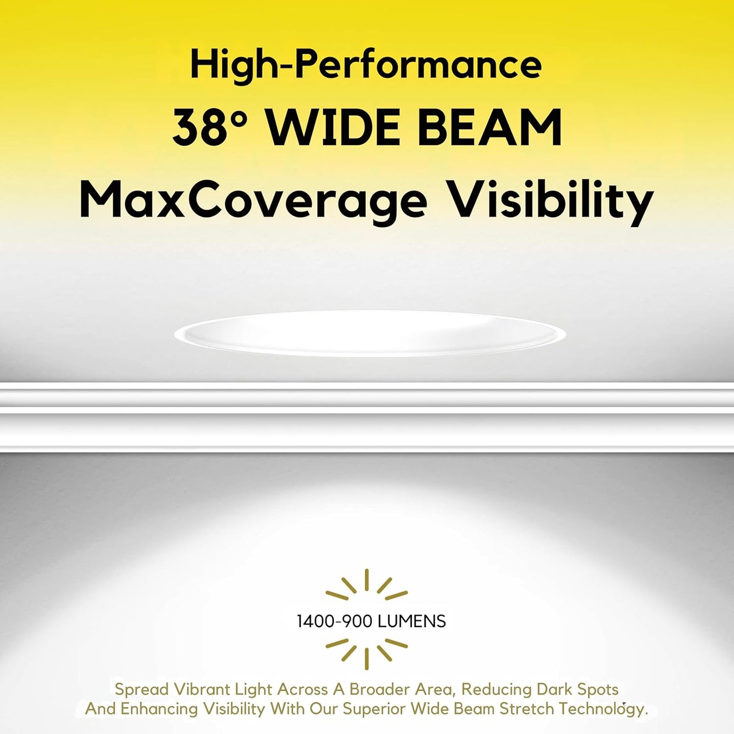 P-7106 3.5 inch Trimless Round White 15-9W, 1400-900 Lumens 5CCT Recessed Light