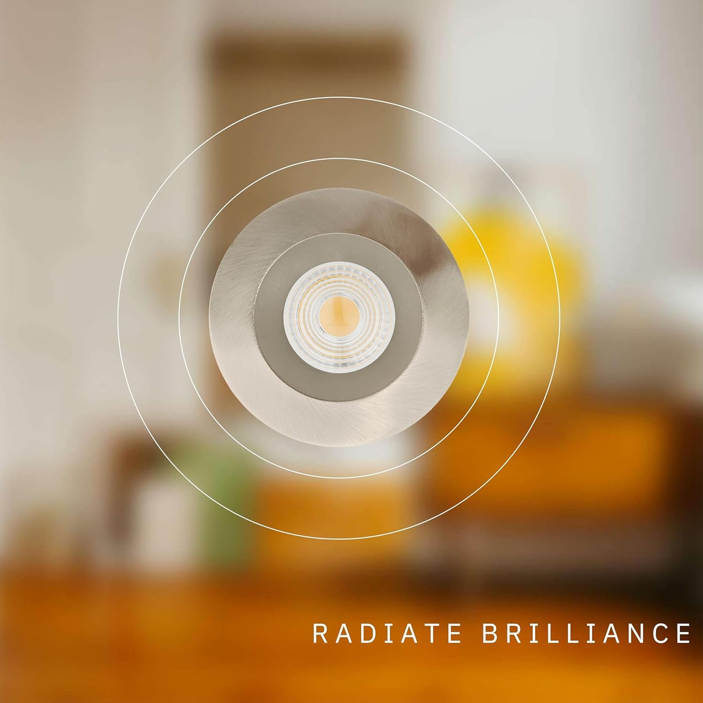 P-6449 4 Inch Round, Brushed Nickel Finish 15 Watts, 1550 Lumens 5CCT Recessed Light