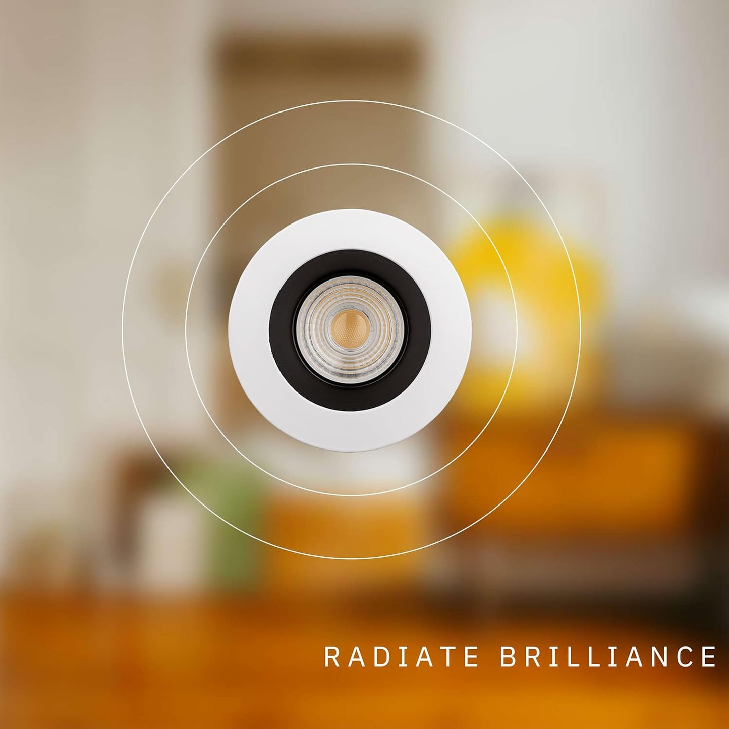 P-5911 4 Inch Round Two-Tone 23W 1800 Lumens 5CCT Recessed Light