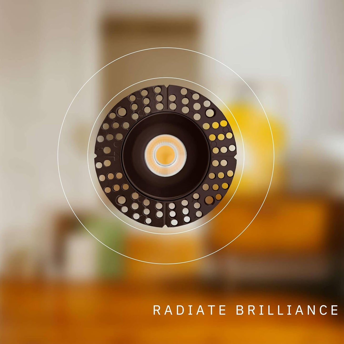 P-6359 3 Inch Trimless Round Bronze 15W 1400 Lumens 5CCT Recessed Light