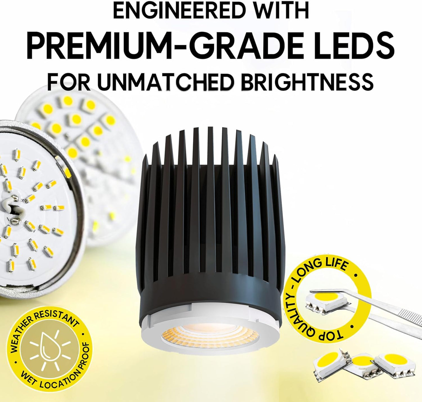 P-7140 3.5 inch Engine HO 18-30W, 1700-2700 Lumens 5CCT Recessed Light