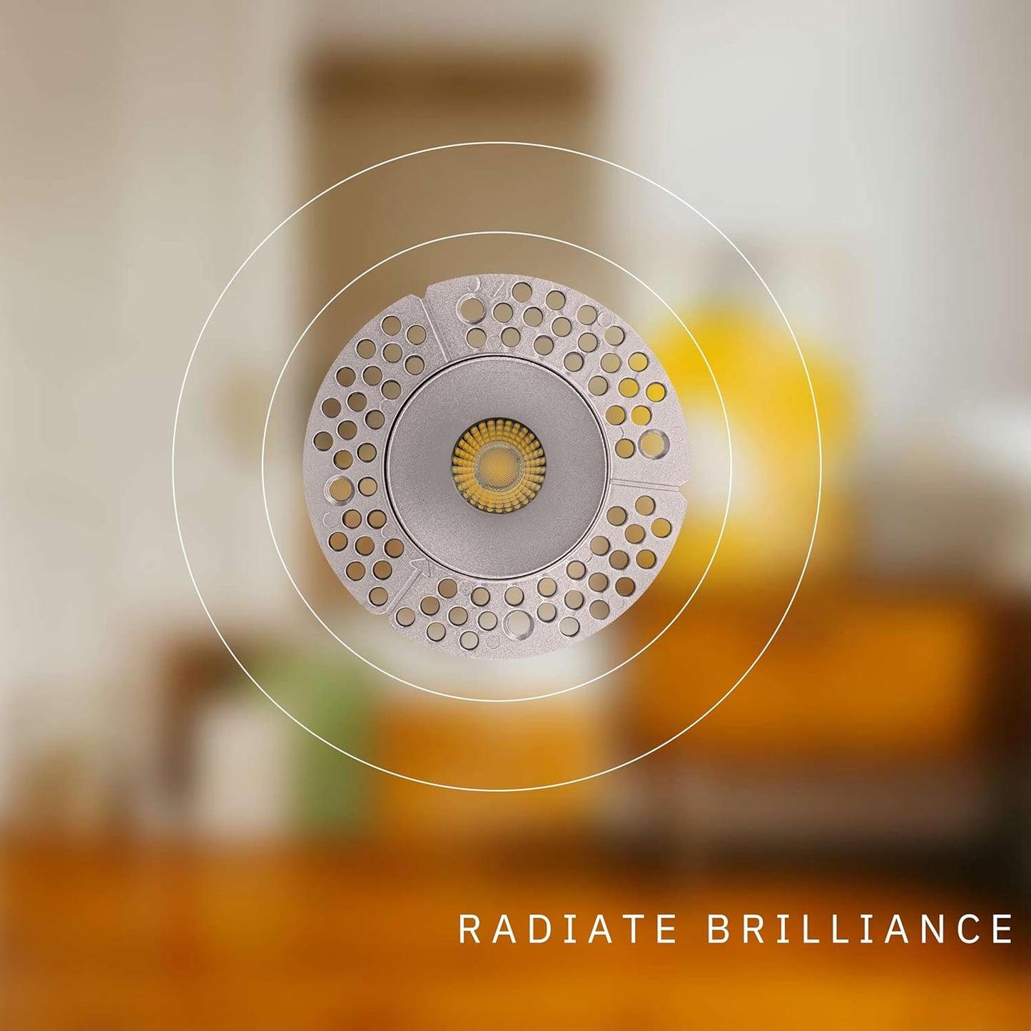 P-6411 2 Inch Trimless Round, Nickel Finish 14 Watts, 1200 Lumens 5CCT Recessed Light