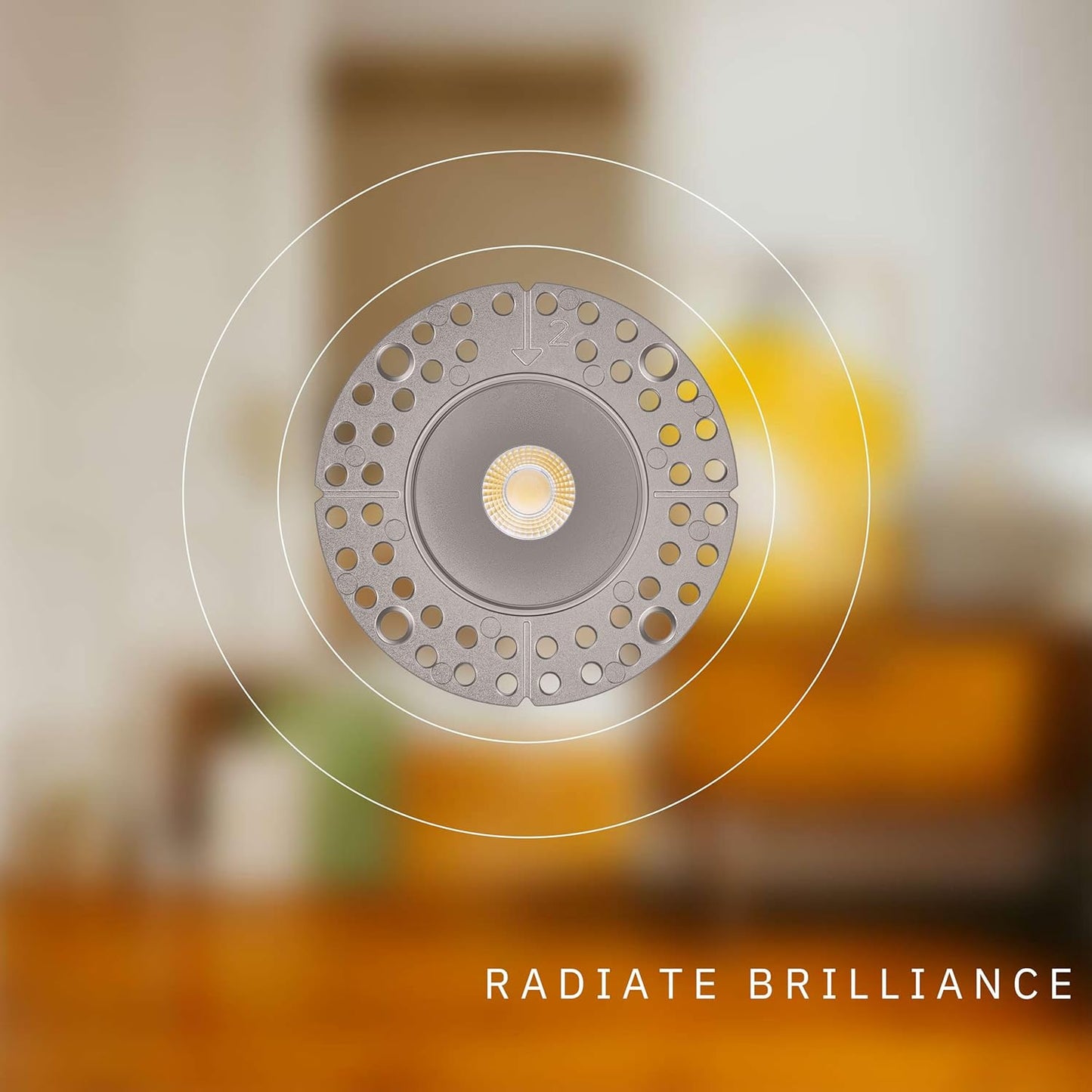P-6507 1.5 Inch Trimless Round, Nickel Finish 15 Watts, 1100 Lumens 5CCT Recessed Light