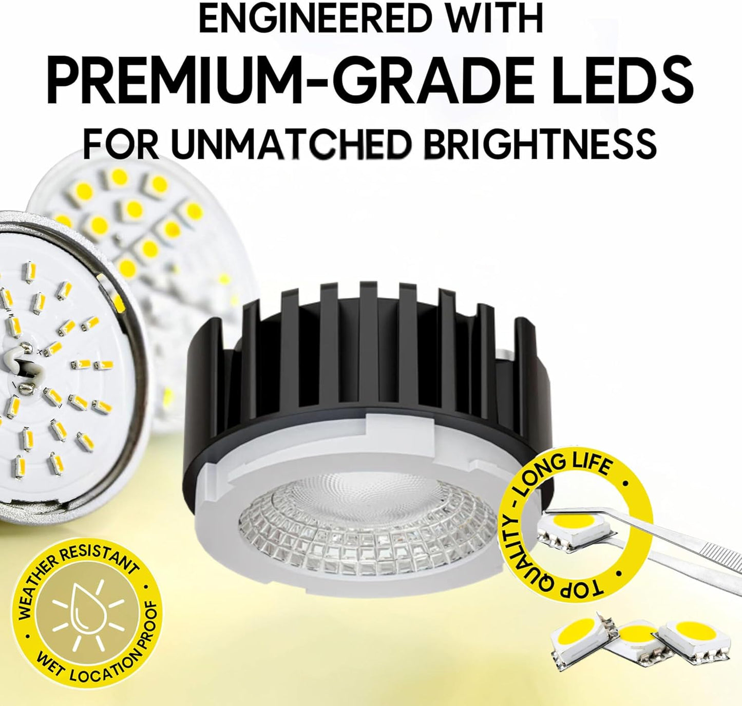P-7520 3 inch Shallow Engine, 8W, 800 Lumens, 5CCT Recessed Light