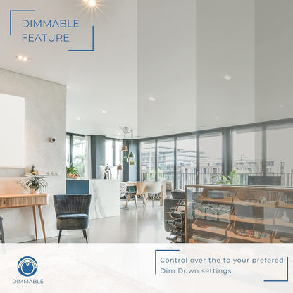 P-6002 3 Inch Brushed Nickel Square 9W 850 Lumens 5CCT Recessed Light