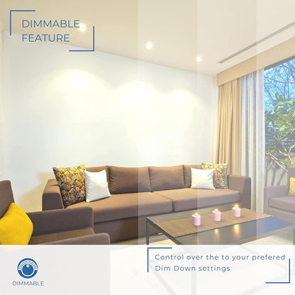 P-6016 3 Inch Brushed Nickel Square 15W 1400 Lumens 5CCT Recessed Light