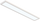 Perlglow 4X2 22W 2420 Lumens Frosted White Finish Rectangle Shape Wet Rated Selectable CCT 30,35,41,50,65K Surface Mount Panel