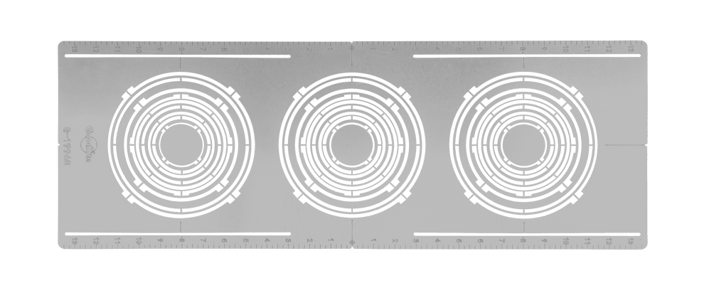 Perlglow P-19968 flat multi hole 8" on-center nc plate 9 sizes