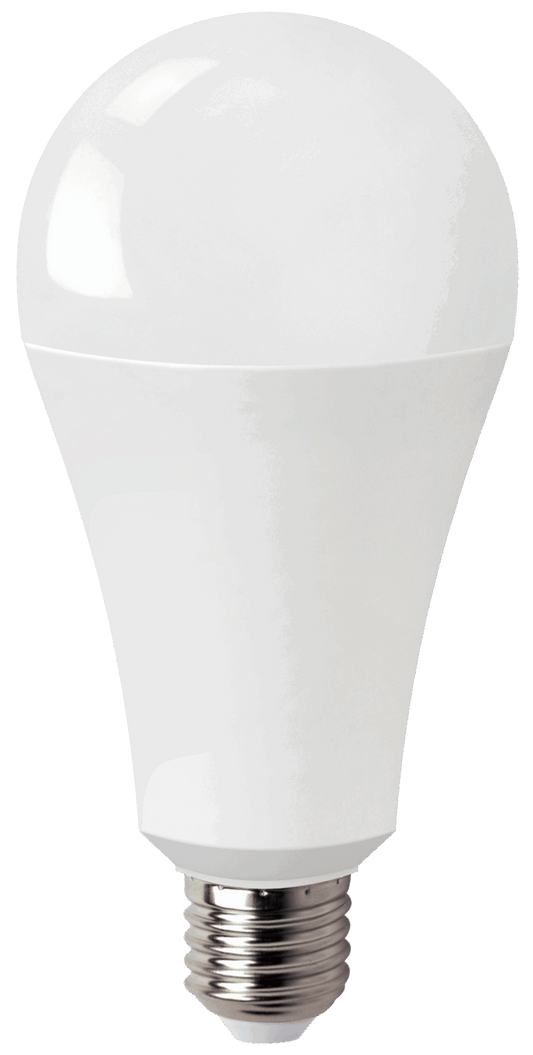 Perlglow 28 Watts A23 Shape E26 Base Type 4200 Lumens Frosted LED Light Bulb 5000K Super White