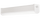 Perlglow 1 Ft 6/12W 600/1200 Lumens Frosted White Finish Linear Shape Damp Rated Selectable CCT 30,35,41,50,65K Linkable Linear Fixture