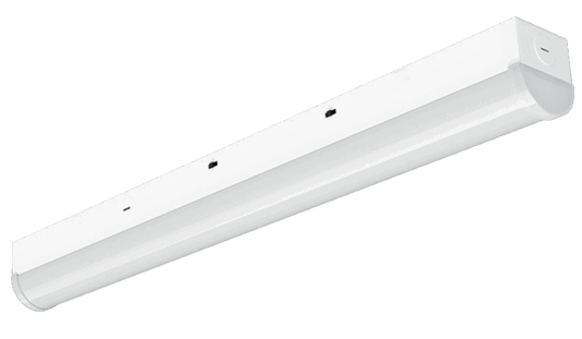 Perlglow 2 Ft 20W/17W/14W/11W/8W 2900 / 2465 / 2030 / 1595 / 1160 Lumens Frosted White Finish Linear Shape Damp Rated Selectable CCT 30,35,41,50,65K Linear Fixture With Em