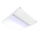 Perlglow 2X2 30/40/50W 3900/5200/6500 Lumens Frosted Wet Rated Selectable CCT 30,35,41,50,65K Square Center Basket Troffer + Em